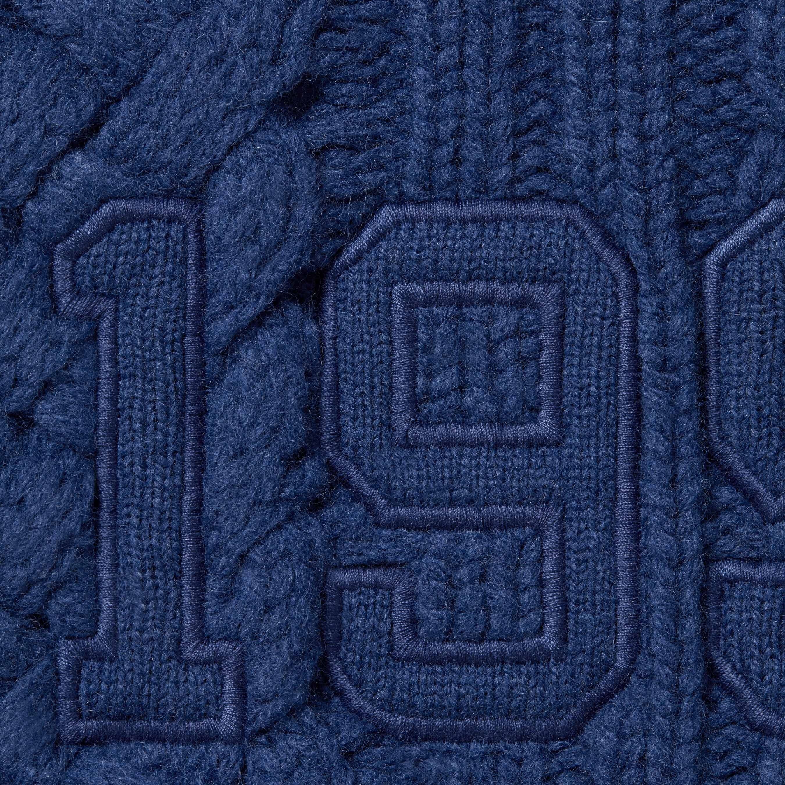 Appliqué Cable Knit Sweater view 14